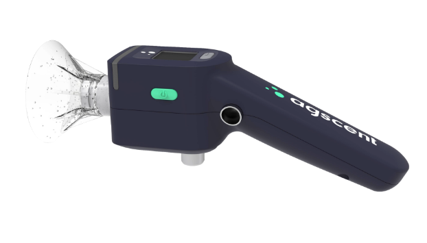 Agscent patented breath collection system