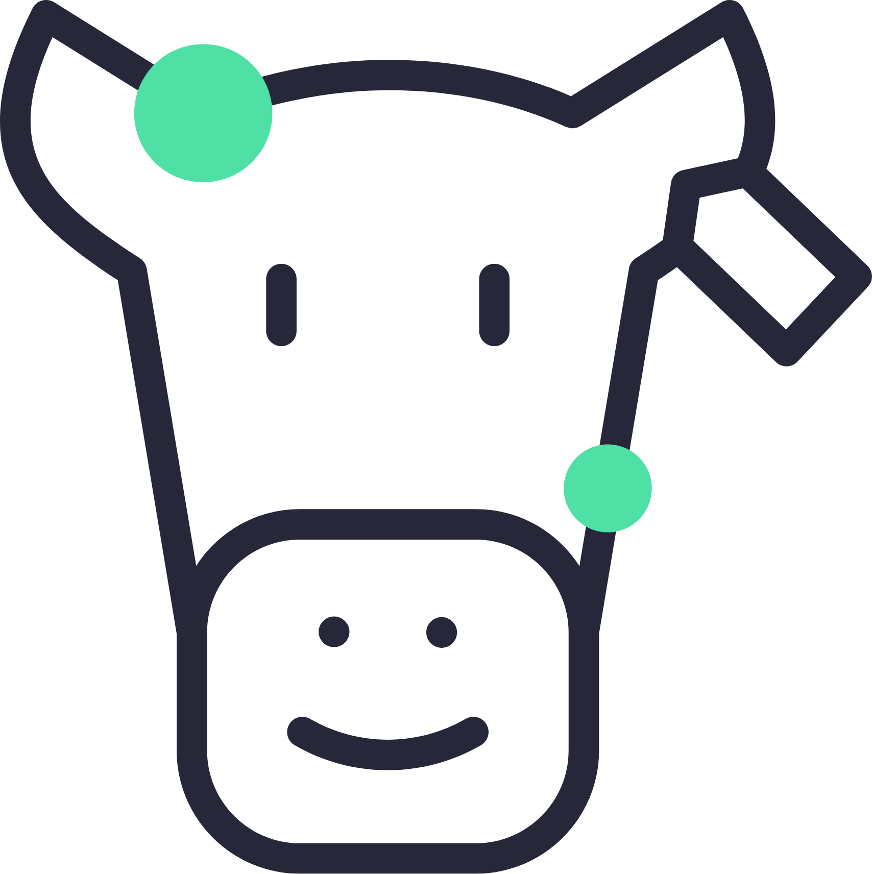 Happ cow icon